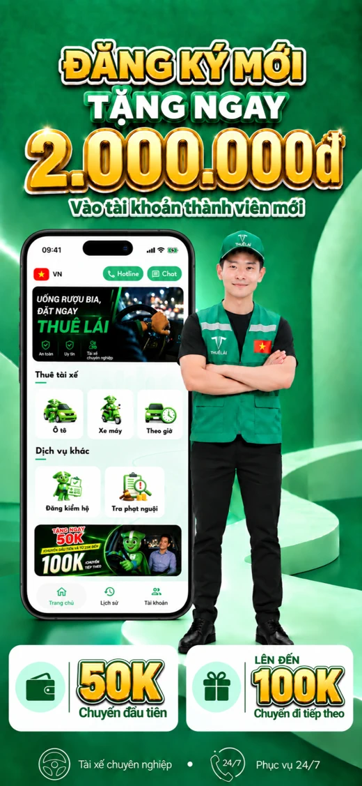 Thuelai - Tài Xế Lái Xe Hộ screenshot 1