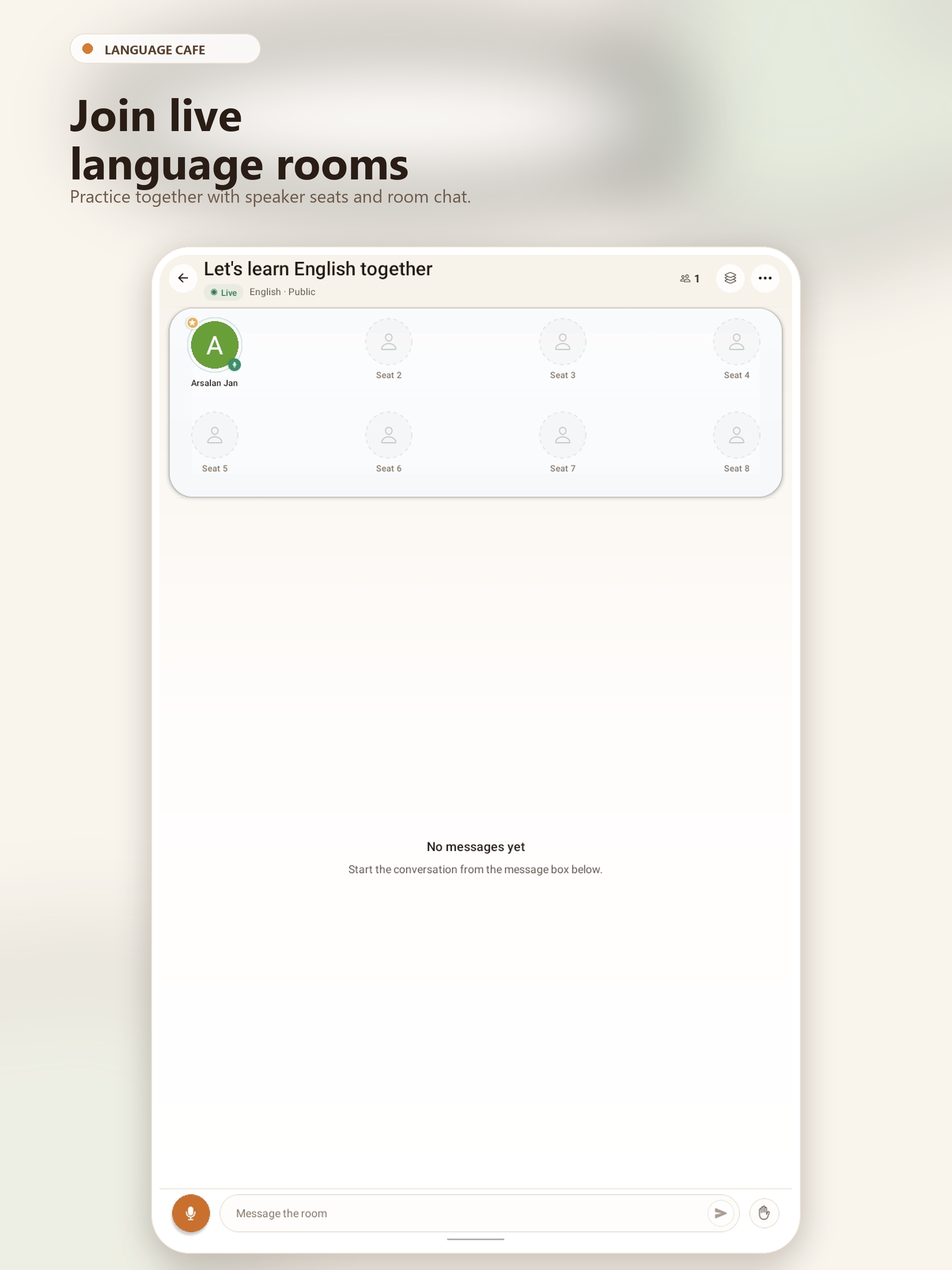 Language Cafe Hub