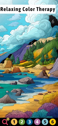 Ink: Zen Adult Color by Number iPhone screenshot