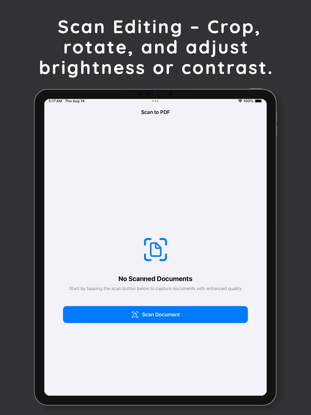 Screenshot 4 of PDF Document Scanner maker App