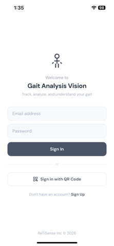 Gait Analysis Vision screenshot