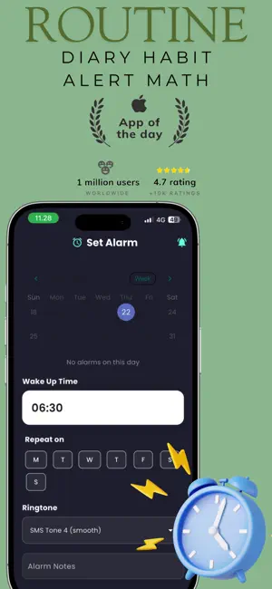 Routine - Habit & Math Alarm screenshot 2