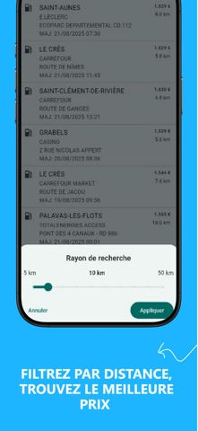 Essence moins cher screenshot