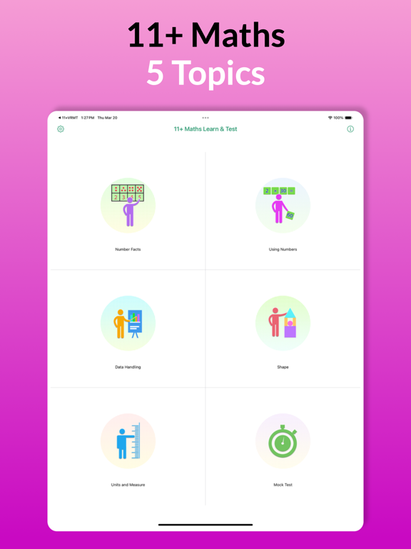 11+ Maths - Learn & Test
