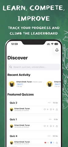 Note2Quiz: AI Quiz Generator iPhone screenshot