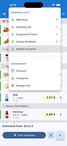 Zelistix - Shopping List iPhone screenshot