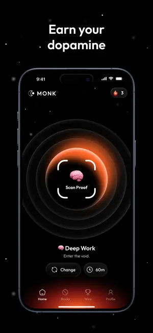 Monk: Screen Time Control screenshot 1