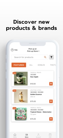 Nature's ReLeaf Dispensary iPhone screenshot