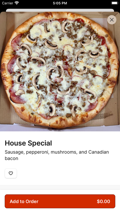 Pioneer Pizza iPhone screenshot 4 - Food & Drink app