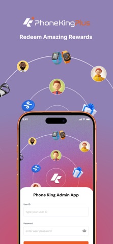 PhoneKing Plus Admin iPhone screenshot