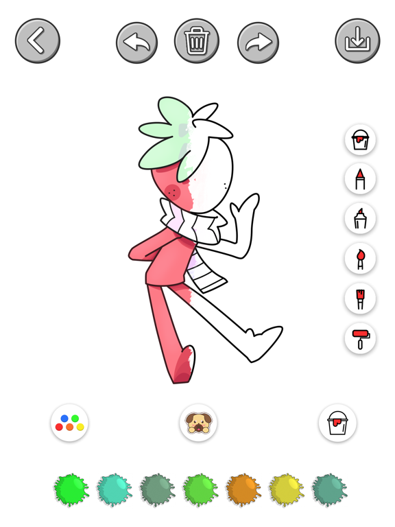 Screenshot #4 pour Monsters Dand Coloring World