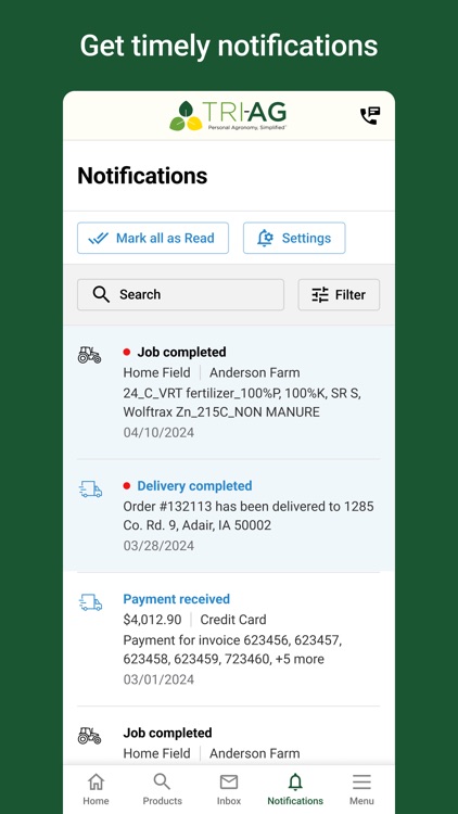 My Tri-Ag Customer Portal screenshot-3