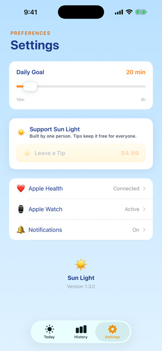 Sun Light - Daylight Tracker Screenshot 3 of 3