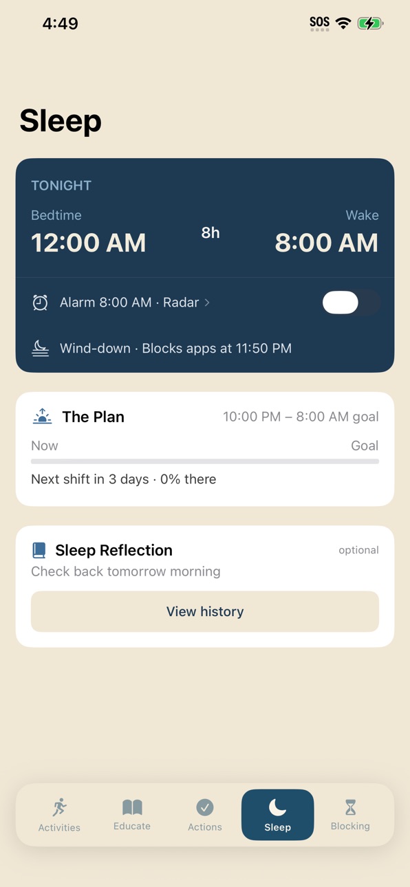iPhone screenshot