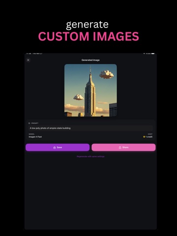 AI Selfie,Image Editor: Glowio iPad screenshot