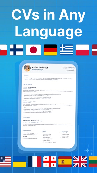 Resume Builder & CV Maker AI Screenshot