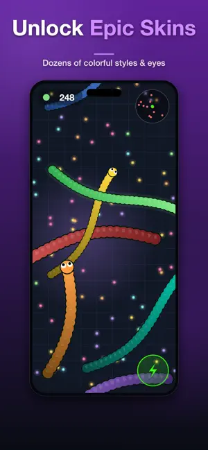 Snake Clash: Slither Arena screenshot 2