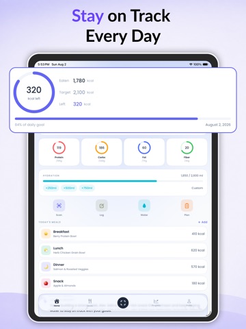 AI Calorie Counter - Calery iPad screenshot