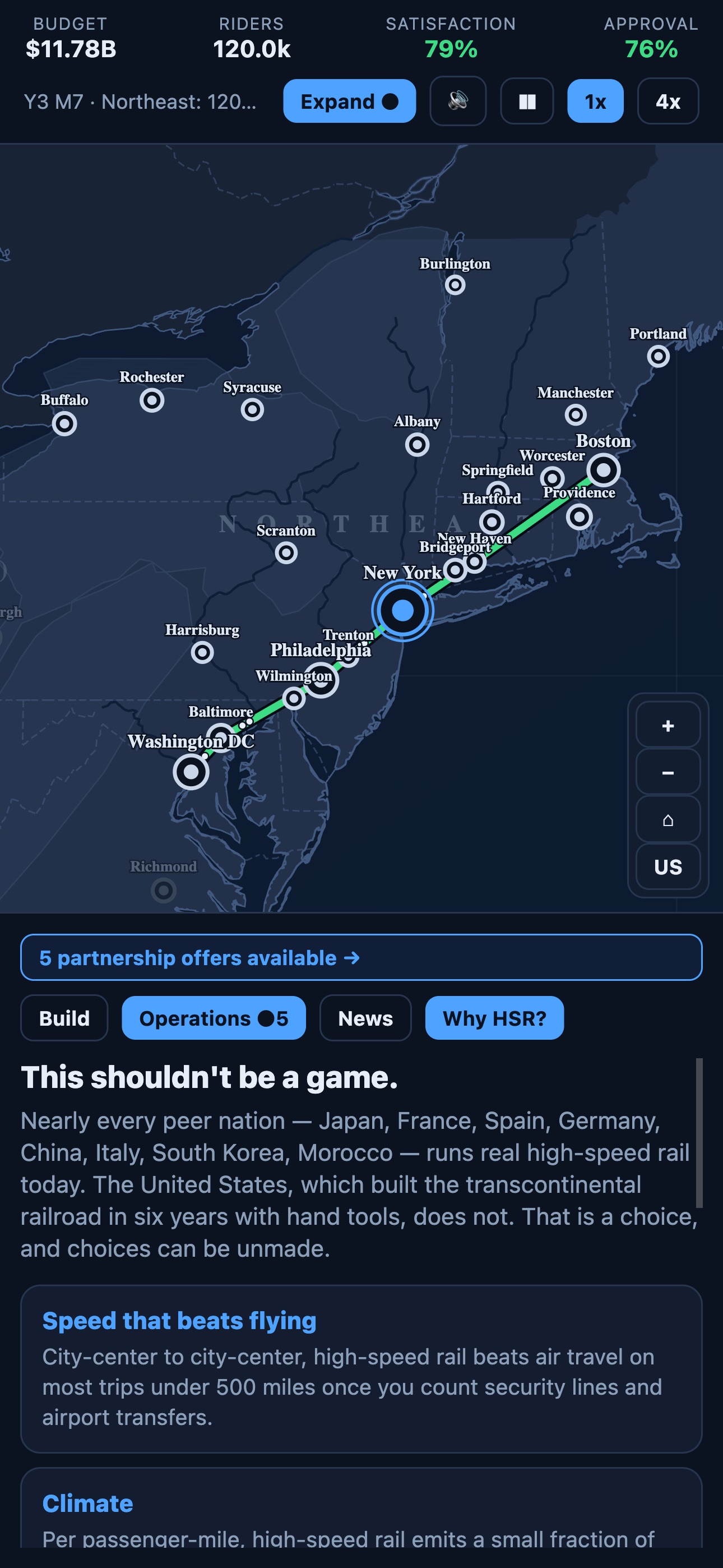 Screenshot 5 of High Speed Rail Authority