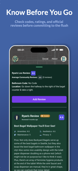 Ryan's Loo Reviews Screenshot 2 of 4
