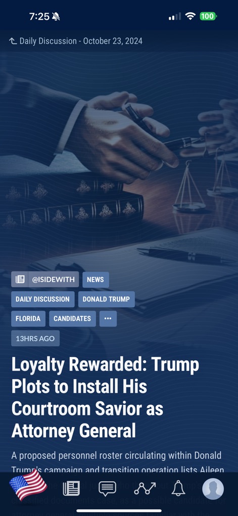iSideWith - Restez informé sur l'actualité politique brûlante avec des articles détaillés sur des sujets spécifiques comme les nominations politiques, enrichis par des balises contextuelles et une image de fond pertinente pour une immersion complète.