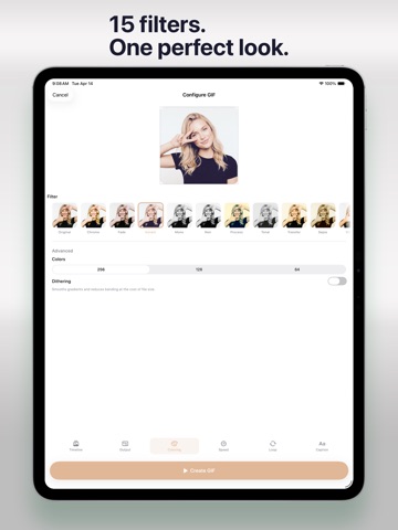 GIFSlicer - Videos to GIFs iPad screenshot