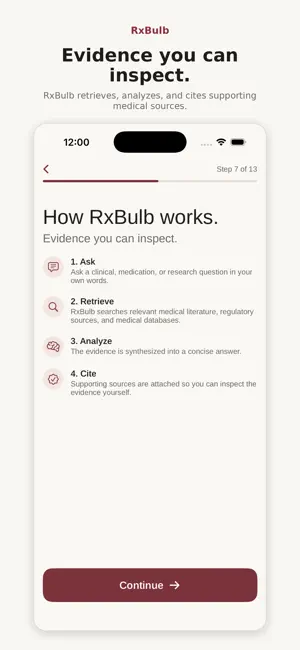 Rxbulb Clinical AI agent medic screenshot 4