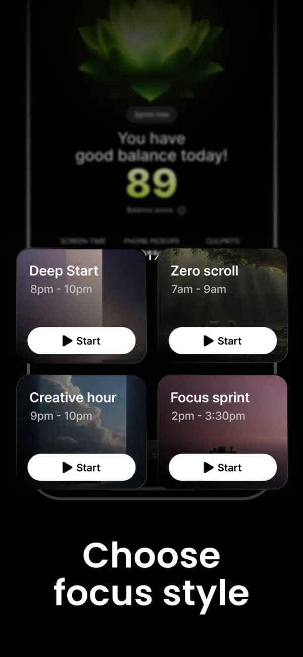 #5. Pond - Screen Time & Pomodoro (iOS) di: PIXO Incorporation