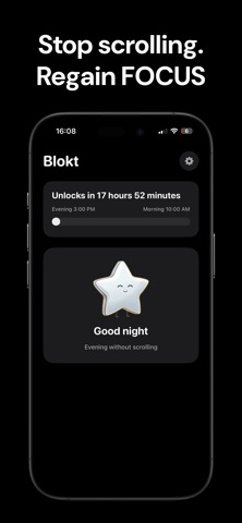 Social Media Blocker: Blokt iPhone screenshot