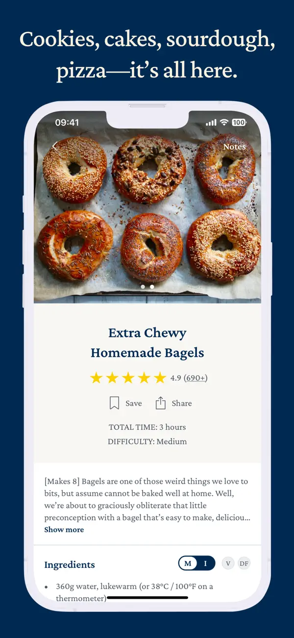 Screenshot #2 pour Kneady: Bread & Baking Recipes