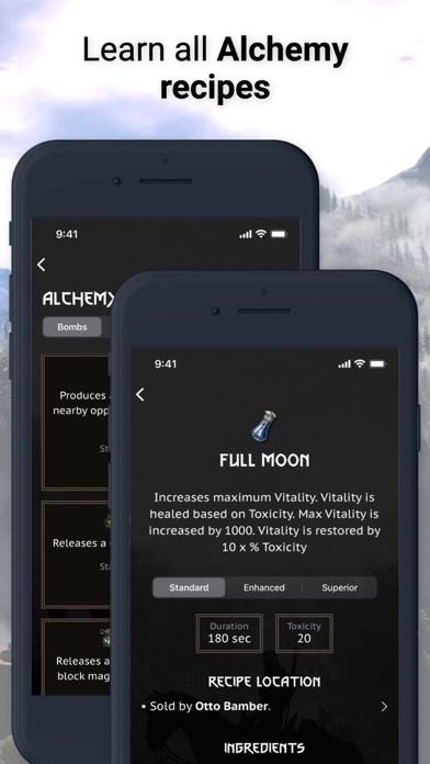 The Witcher 3 Map & Companion iPhone screenshot 4 - Utilities app