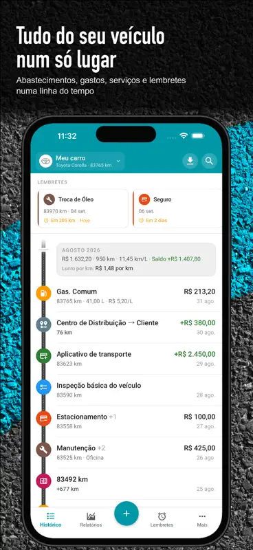 Drivvo - Controle de Gastos screenshot 1 of 10