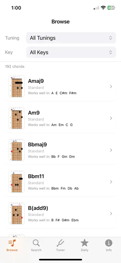 Colorful Chords screenshot 2