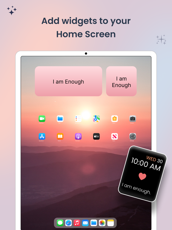 Daily Affirmations Harmony iPad screenshot 3 - Lifestyle app