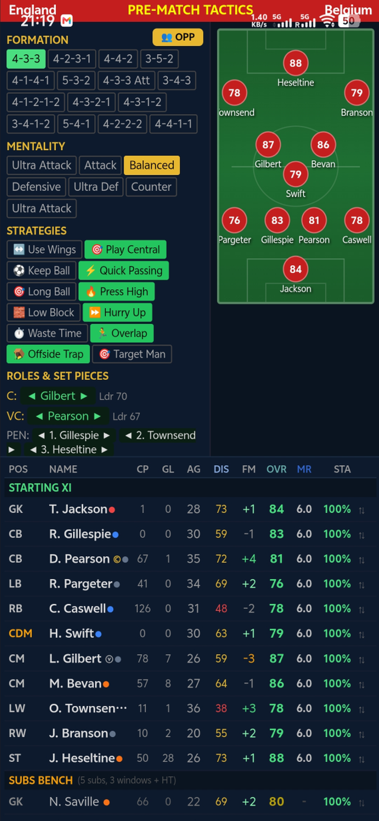 SIM: National Football Manager screenshot 6
