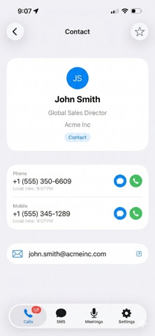 Revenue.io: AI Sales Dialer iPhone screenshot