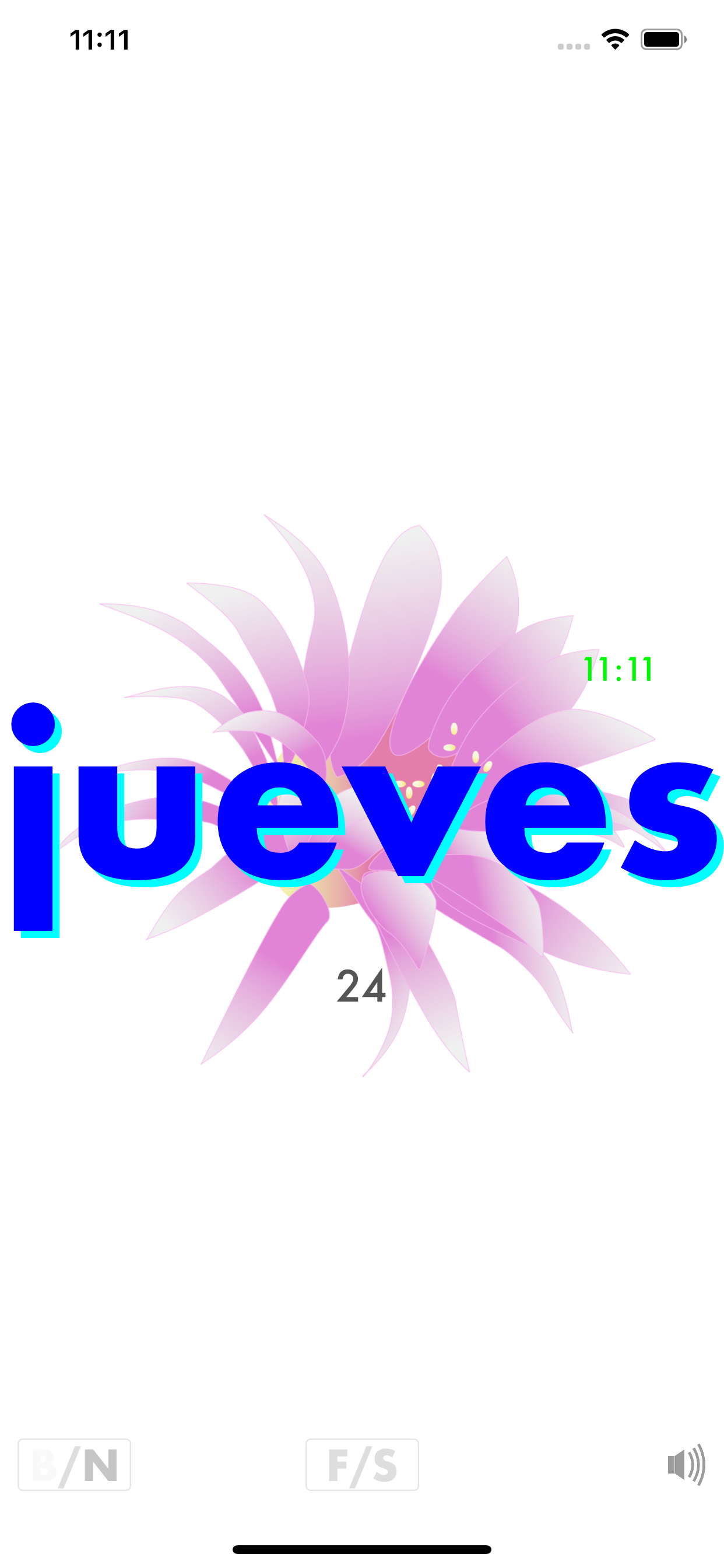 calendario de flores