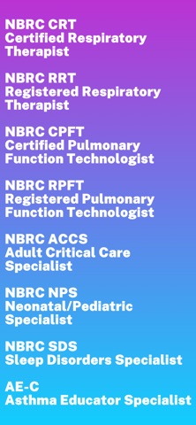 NBRC Exam Mastery screenshot