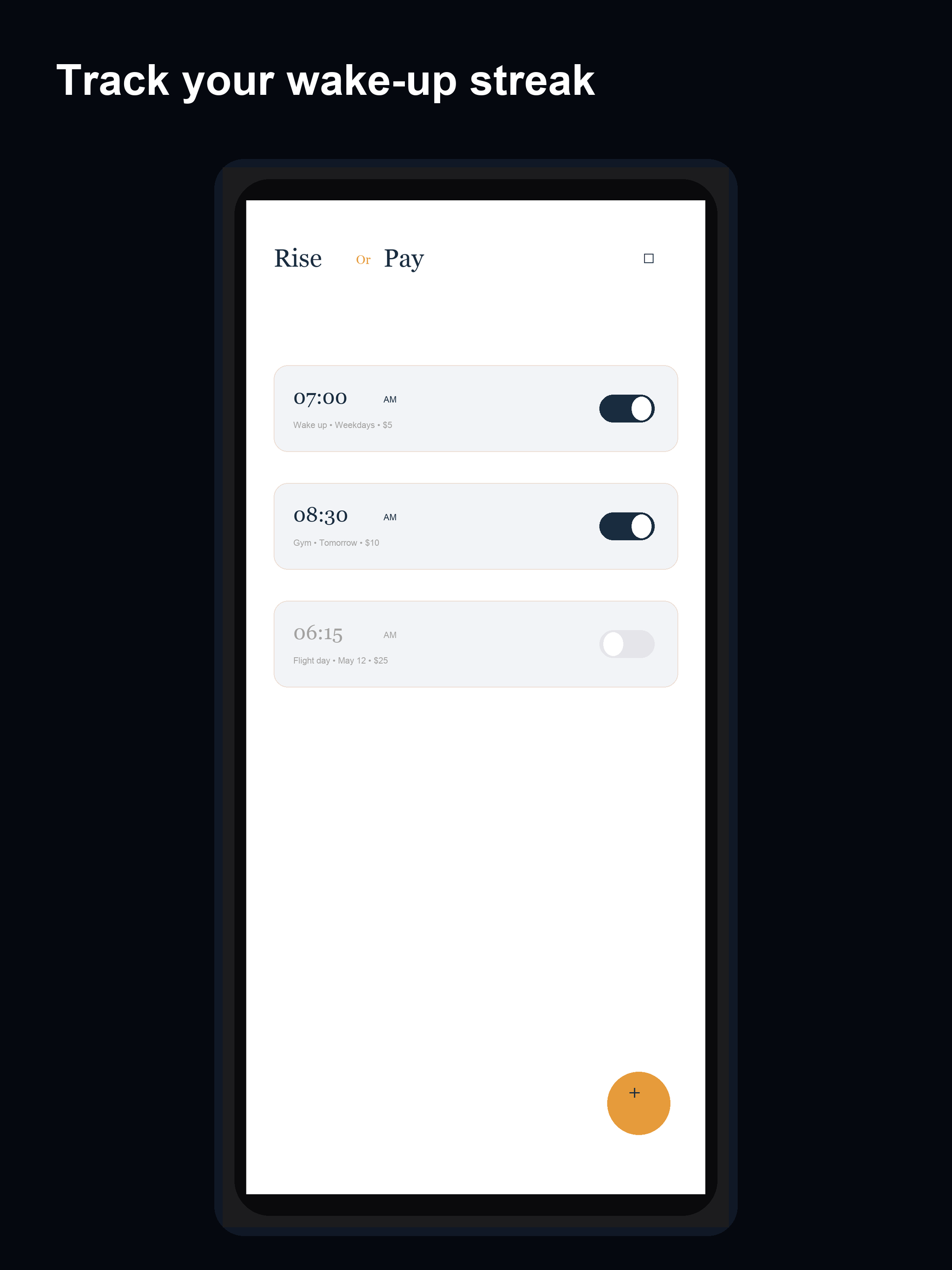 RiseOrPay - Alarm screenshot 4