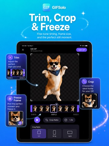GIF Background Remover - AI iPad screenshot
