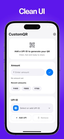 UPI Amount QR Generator Screenshot 5 of 6