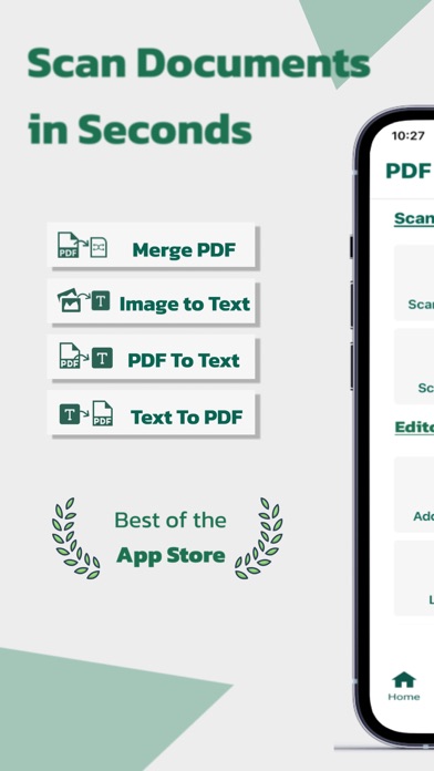 Pdf scanner : Pdf converter Screenshot 1 of 9