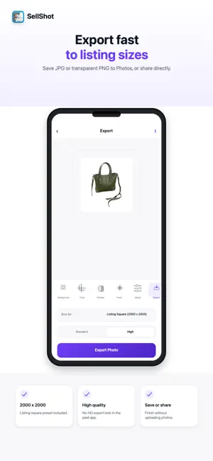 SellShot Product Photos screenshot 3