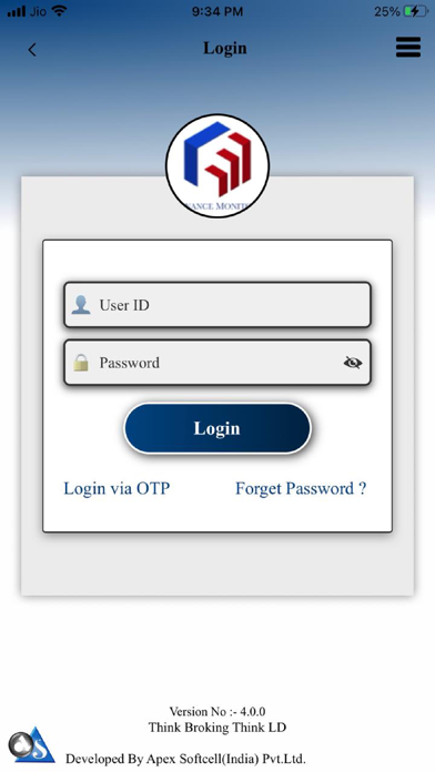 Finance Monitor BO Screenshot