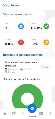 SimpliClub screenshot