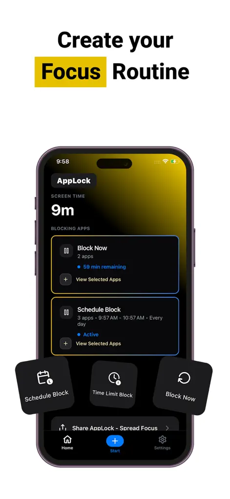 AppLock - Screen Time Control - Productivity App | MWM