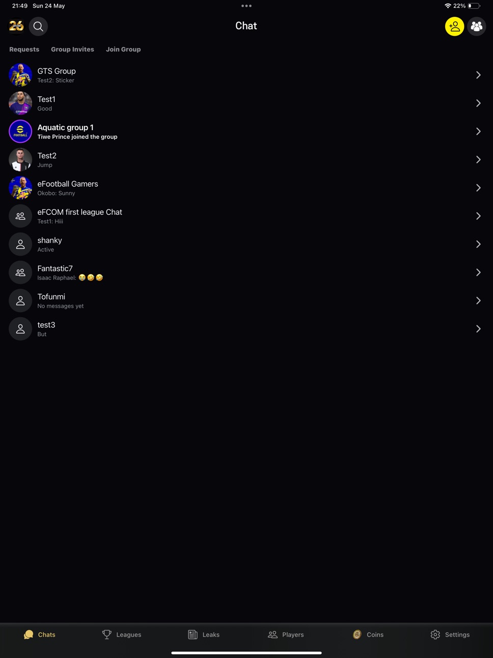iPad screenshot