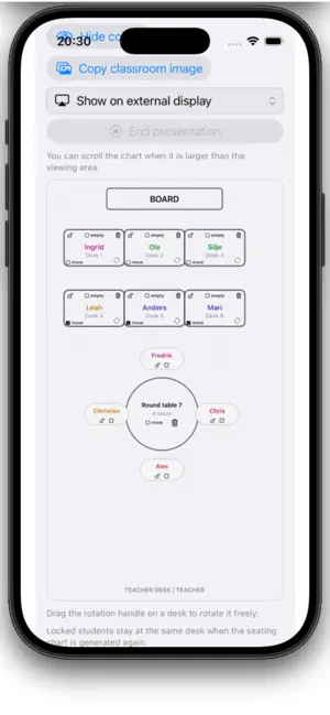 Klassekart screenshot 2
