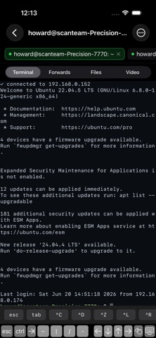 TermX SSH screenshot