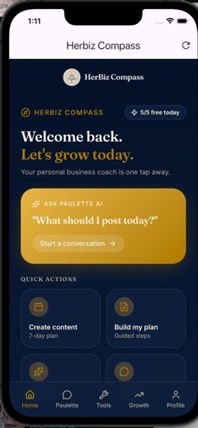 HerBiz Compass screenshot